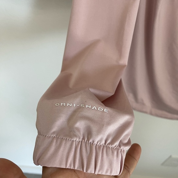 COLUMBIA "Sandy Trail" Full Zipper Jacket Size Large In "Mineral Pink" - Picture 8 of 8